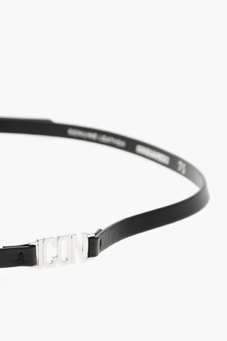 Leather ICON Slim Belt 10mm