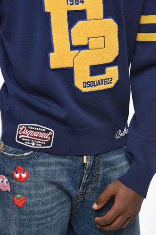 Maglia COLLEGE SHETLAND in Lana con Scollo a V