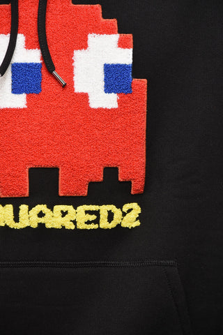 PAC-MAN Cotton Fleece Hoodie HERCALINA FIT with Contrast Patch