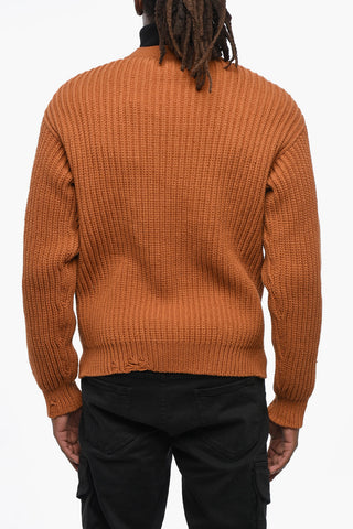 Cotton-Blend Cardigan with V-Neck