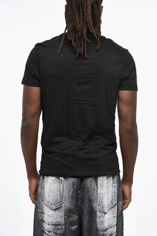 UNDERWEAR Set of 2 Solid Color T-Shirts with V-Neck 