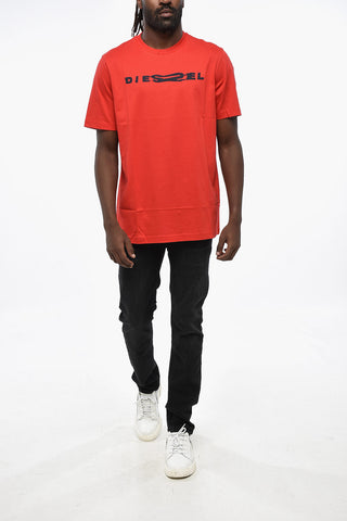 Crewneck T-Shirt T-JUST 14-6 Lightweight Cotton with Contrast Logo