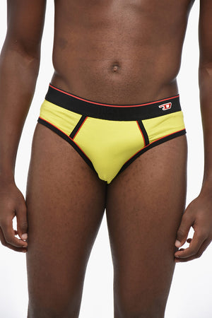 Stretch Cotton Briefs UMBR-ANDRE with Contrast Trim