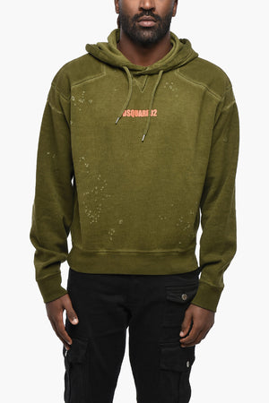 Hoodie CIPRO FIT with Vintage Effect and Printed Logo