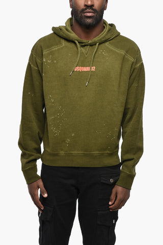 Hoodie CIPRO FIT with Vintage Effect and Printed Logo