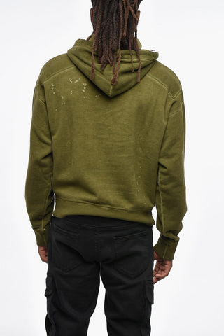 Hoodie CIPRO FIT with Vintage Effect and Printed Logo