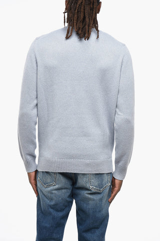 Solid Cashmere and Wool Crewneck Sweater