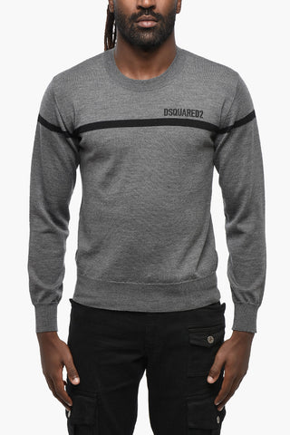 Virgin Wool Crewneck Sweater D2 LINE