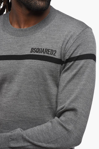 Virgin Wool Crewneck Sweater D2 LINE