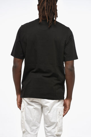 Crewneck T-Shirt with Printed Logo