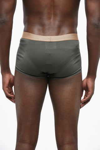 Stretch Cotton Boxer with Lettering Logo