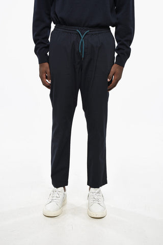 Organic Cotton Pants with Elastic Waistband