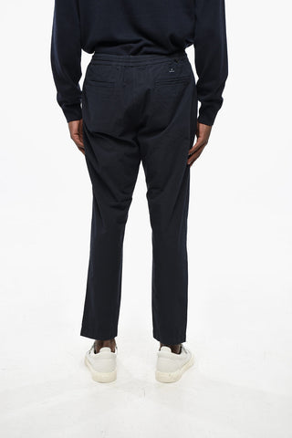 Organic Cotton Pants with Elastic Waistband