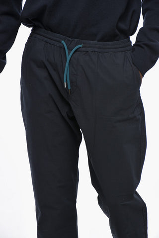 Organic Cotton Pants with Elastic Waistband