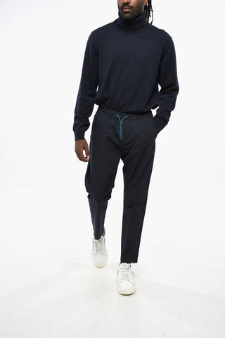 Organic Cotton Pants with Elastic Waistband
