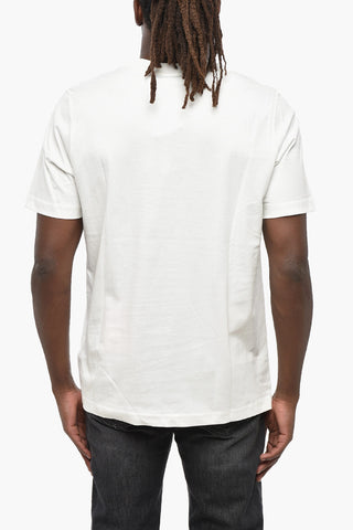 Solid Color Crewneck T-Shirt T-JUST-CX1 with Rhinestone Logo