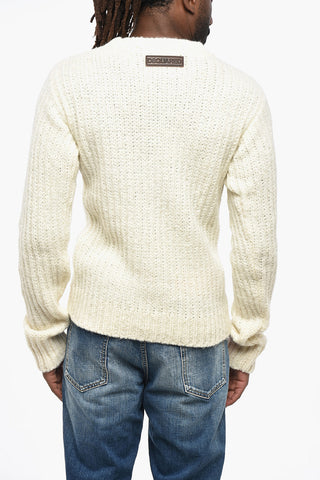 Wool-Blend Crewneck Sweater MUSCLE