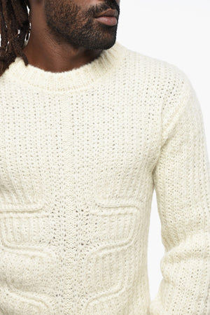Wool-Blend Crewneck Sweater MUSCLE