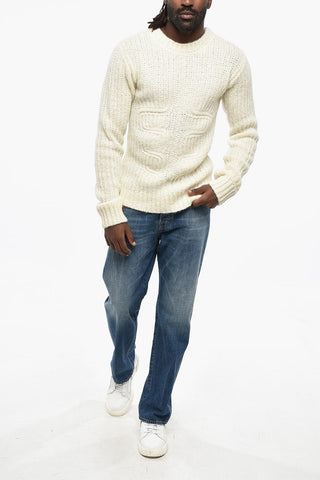Wool-Blend Crewneck Sweater MUSCLE