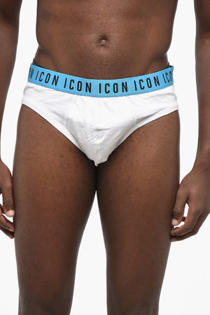 ICON Slip in Cotone Stretch con Banda Logata a Contrasto