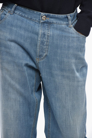 Light-Wash Denim Slim-Fit Jeans 16cm
