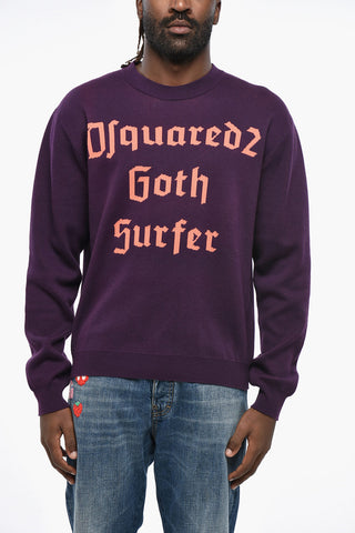 Lightweight Cotton D2 GOTH SURFER Crew-neck Sweater
