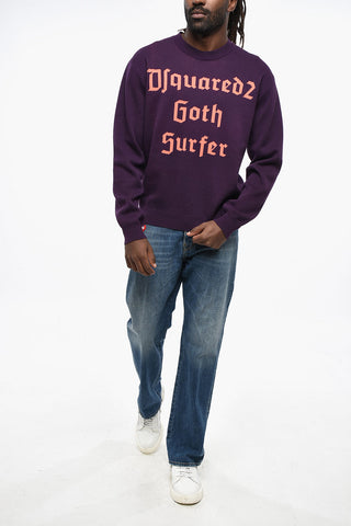 Lightweight Cotton D2 GOTH SURFER Crew-neck Sweater
