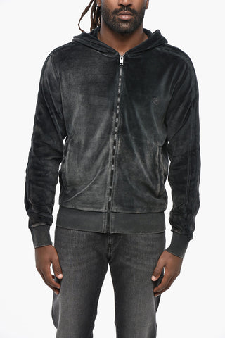 RED TAG Hoodie CLOCK aus Chenille