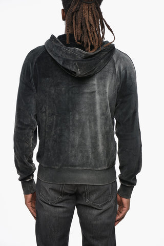 RED TAG Hoodie CLOCK aus Chenille