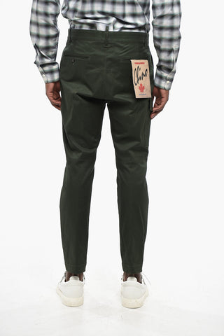 Cargo-Hose aus Stretch-Baumwolle mit silbernem Logo