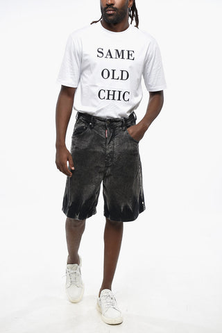 Acid Wash Effect Corduroy SURFER Shorts