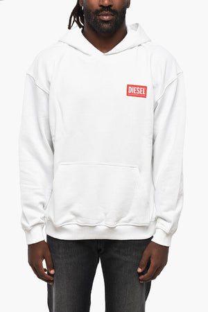 ESSENTIALS Cotton Hoodie with Logo Patch