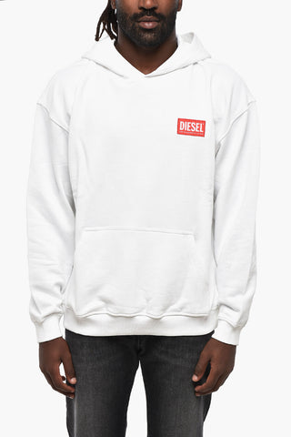 ESSENTIALS Baumwoll-Hoodie mit Logo-Patch
