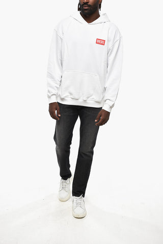 ESSENTIALS Baumwoll-Hoodie mit Logo-Patch