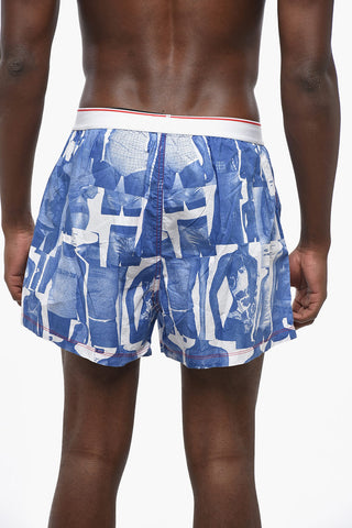 Bedruckte Baumwoll-Boxershorts UNISEX