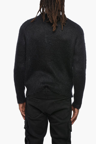 Maglia Fuzzy in Misto Mohair a Tinta Unita