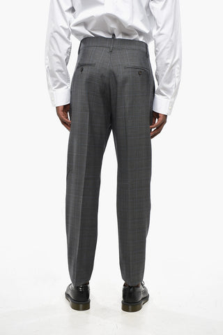 Virgin Wool District Check Suit with Classic Lapel