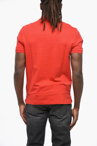 Stretch Cotton Polo T-SMITH 8-3 With Embossed Logo
