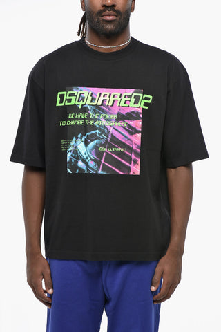 Rundhals-T-Shirt ATMOSPHERE mit Frontdruck