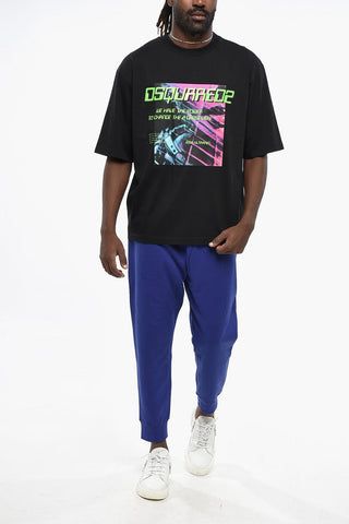 Rundhals-T-Shirt ATMOSPHERE mit Frontdruck