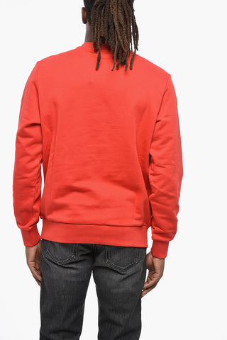 Sweatshirt Mit Rundhalsausschnitt Aus Frottee-Baumwolle Mit Logo-Print