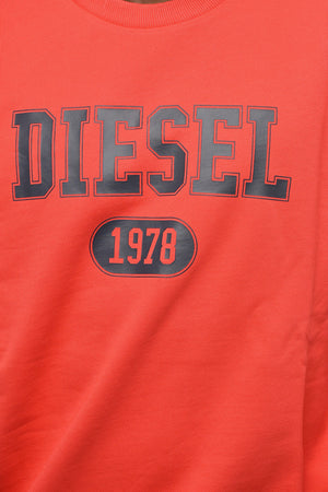 Sweatshirt Mit Rundhalsausschnitt Aus Frottee-Baumwolle Mit Logo-Print
