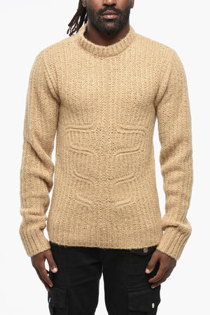 Wool-Blend Crewneck Sweater MUSCLE