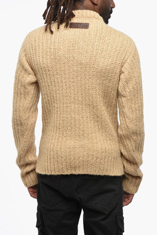 Wool-Blend Crewneck Sweater MUSCLE