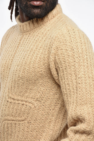 Wool-Blend Crewneck Sweater MUSCLE