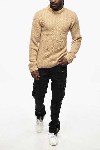 Wool-Blend Crewneck Sweater MUSCLE