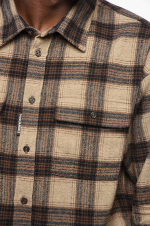 Flanellhemd mit Tartanmuster
