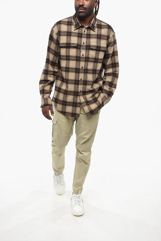 Flannel Shirt with Tartan Pattern