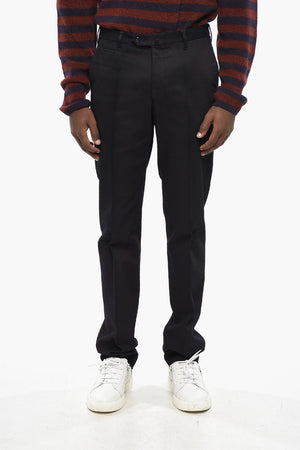 Pantaloni Chino LEADER in Cotone Stretch a Vita Regolare