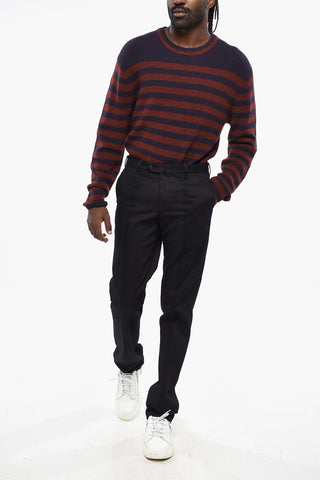 Stretch Cotton Chino Trousers LEADER with Regular Waist
